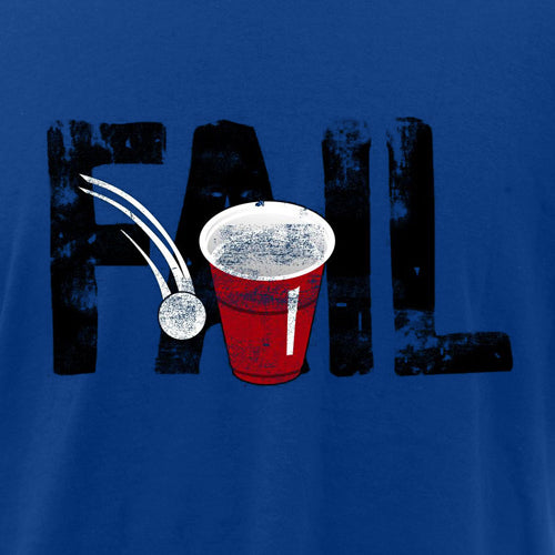 Beyond The Pond Adult Beer Pong Fail Short Sleeve T-Shirt