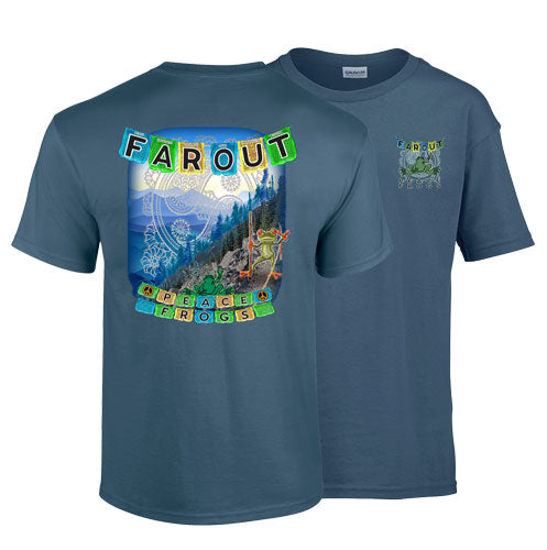 Peace Frogs Adult Far Out Frog Short Sleeve T-Shirt - view 2