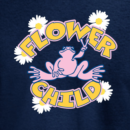 Peace Frogs Adult Flower Child Short Sleeve T-Shirt