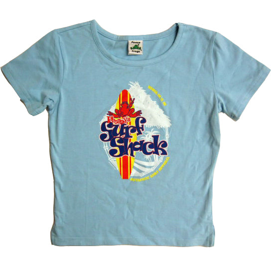Peace Frogs Junior Surf Shack 95/5 Cap Sleeve T-Shirt