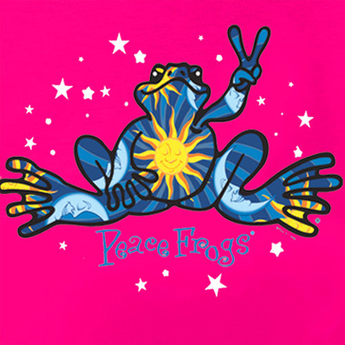Peace Frogs Night and Day Short Sleeve Kids T-Shirt