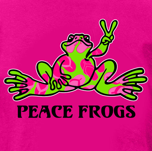 Peace Frogs Flip Frog Short Sleeve T-Shirt