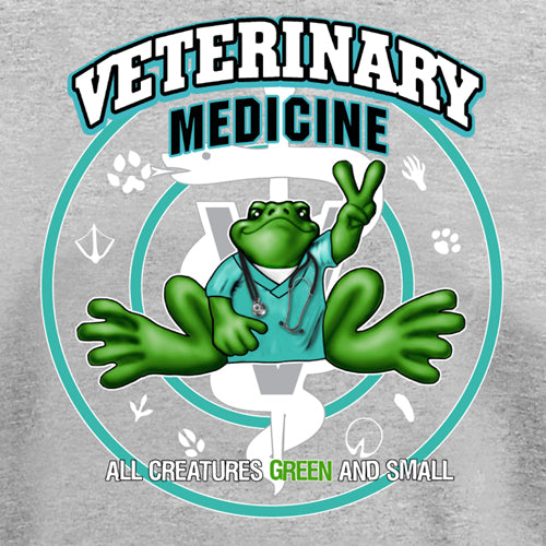 Peace Frogs Adult Veterinary Medicine Frog Short Sleeve T-Shirt