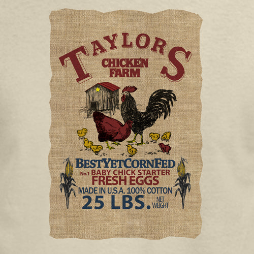 Beyond The Pond Adult Taylors Chicken Farm Short Sleeve T-Shirt