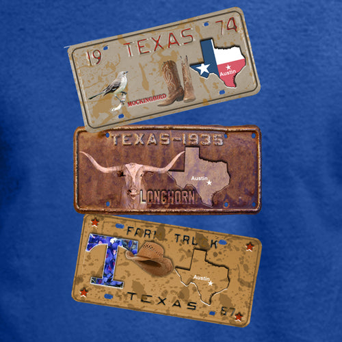 Beyond The Pond Adult Texas Plates