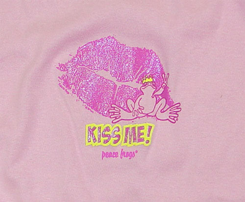 Peace Frogs Junior Kiss Me Long Sleeve T-Shirt