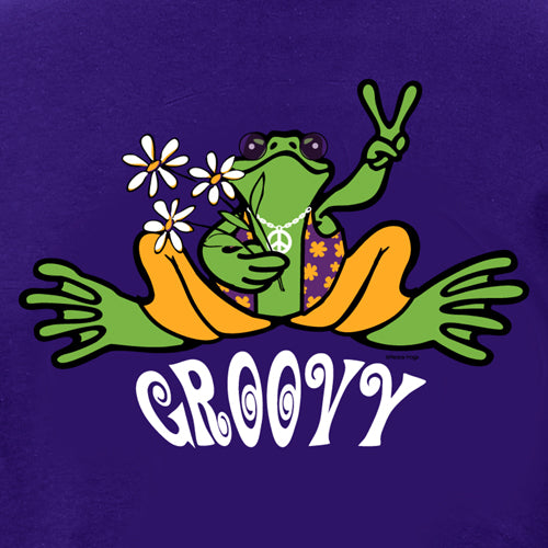 Peace Frogs Groovy Frog Short Sleeve T-Shirt