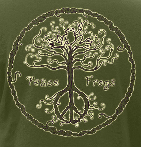 Peace Frogs Youth Wild Tree Short Sleeve T-Shirt