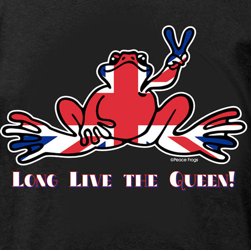 Peace Frogs British Queen's Jubilee Frog Short Sleeve T-Shirt
