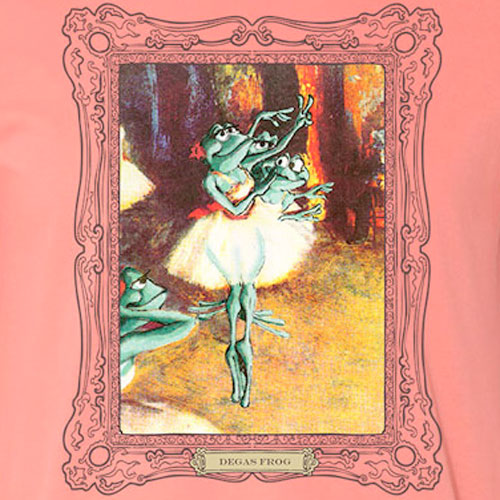 Peace Frogs Adult Degas Ballerina Frog Short Sleeve T-Shirt