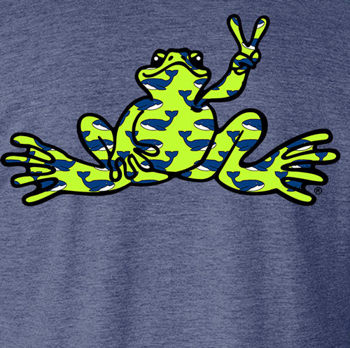 Peace Frogs Adult Whale Frog Fill Short Sleeve T-Shirt