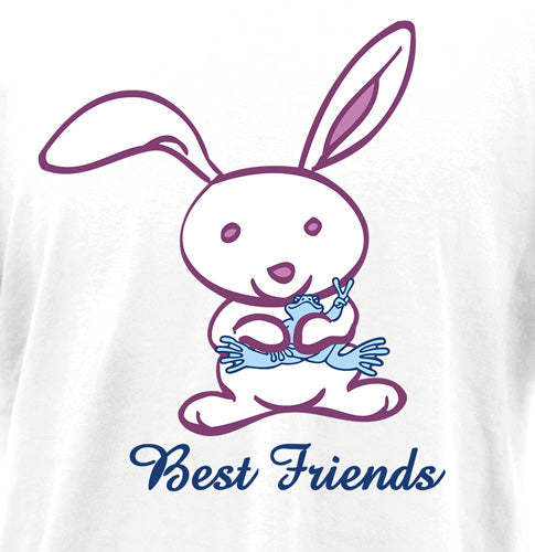 Peace Frogs Adult Best Friends Short Sleeve T-Shirt