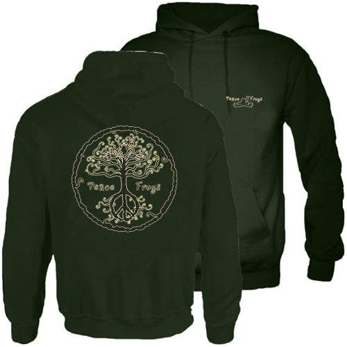 Peace Frogs Wild Tree Adult Pullover Hooded Sweatshirt - view 2