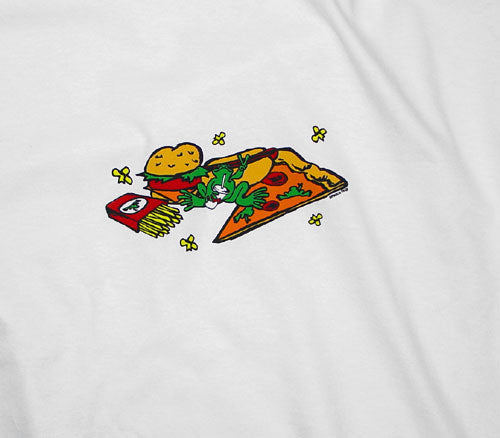 Peace Frogs Adult Fast Food Short Sleeve T-Shirt