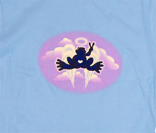 Peace Frogs Angel Junior Long Sleeve T-Shirt