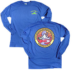 Peace Frogs Stained Glass Adult Long Sleeve T-Shirt