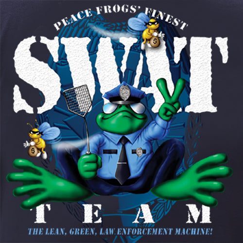 Peace Frogs Adult SWAT Team Short Sleeve T-Shirt