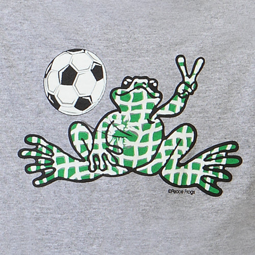 Peace Frogs Granite Soccer Net Short Sleeve Kids T-Shirt