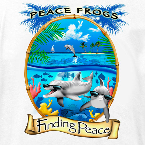 Peace Frogs Adult Finding Peace Short Sleeve T-Shirt