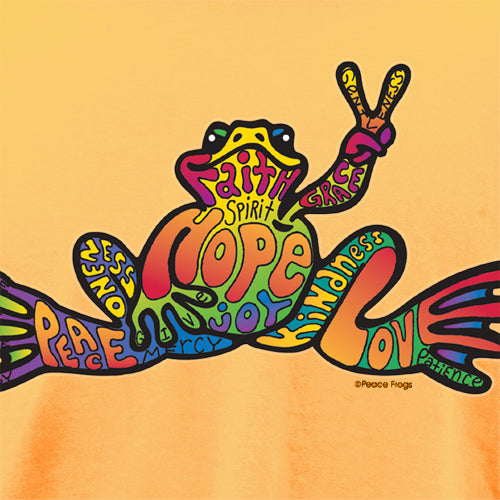 Peace Frogs Hope Short Sleeve Kids T-Shirt