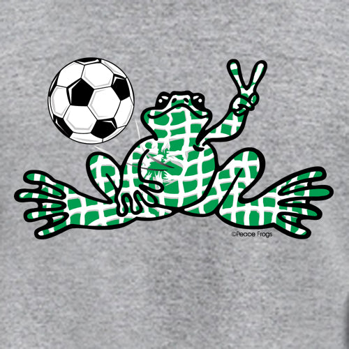 Peace Frogs Granite Soccer Long Sleeve Kids T-Shirt