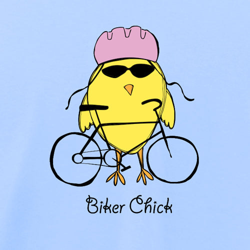 Beyond The Pond Adult Biker Chick Short Sleeve T-Shirt