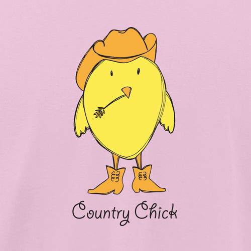 Beyond The Pond Adult Country Chick Short Sleeve T-Shirt