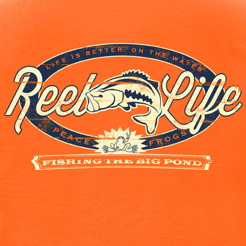 Peace Frogs Reel Life Frog Short Sleeve T-Shirt
