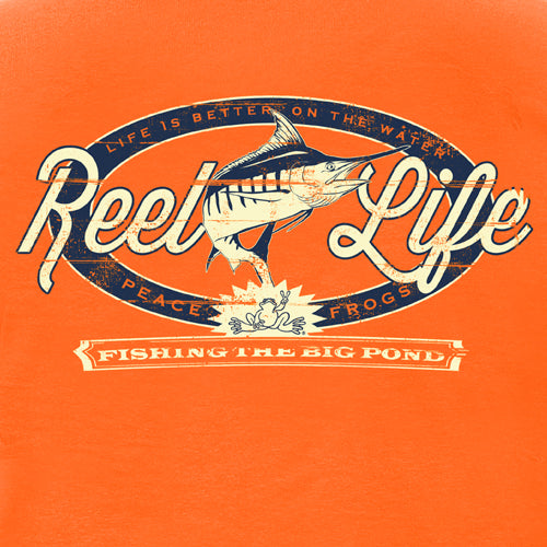 Peace Frogs Reel Life Frog Short Sleeve T-Shirt
