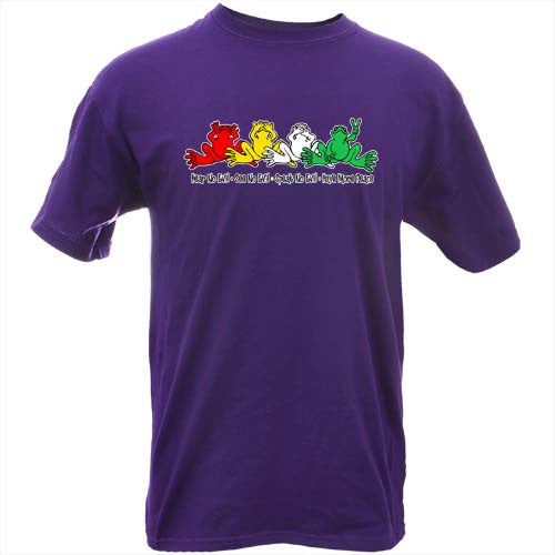 Peace Frogs Adult Have More Peace Short Sleeve T-Shirt