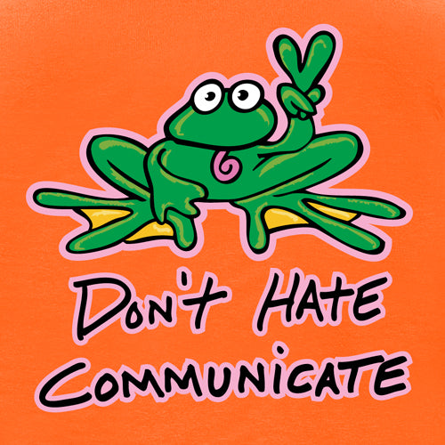 Peace Frogs Cootie Don't Hate Frog Short Sleeve T-Shirt