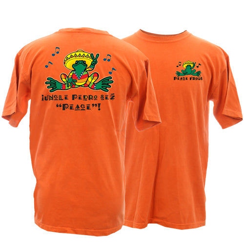 Peace Frogs Adult Uncle Pedro Frog Short Sleeve T-Shirt