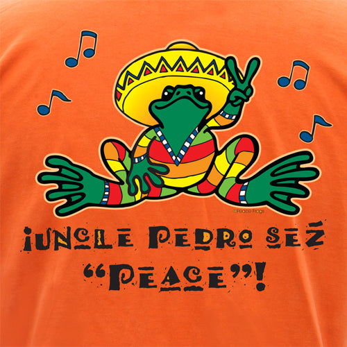 Peace Frogs Adult Uncle Pedro Frog Short Sleeve T-Shirt