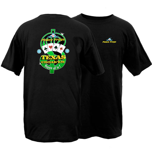Peace Frogs Adult Texas Croakem Short Sleeve T-Shirt