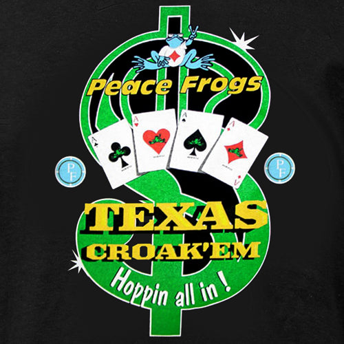 Peace Frogs Adult Texas Croakem Short Sleeve T-Shirt