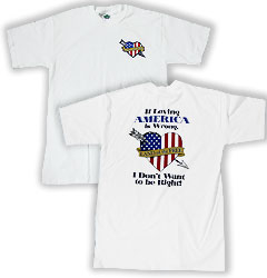 Peace Frogs Adult Loving America Short Sleeve T-Shirt