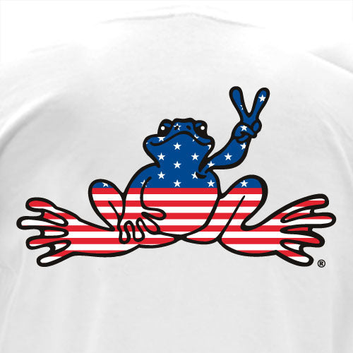 Peace Frogs Adult American Frog T-Shirt