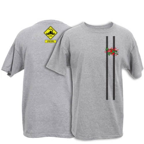 Peace Frogs Adult Frog Crossing Short Sleeve T-Shirt