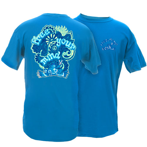 Peace Frogs Adult Free Your Mind Short Sleeve T-Shirt