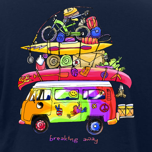 Peace Frogs Adult Loaded Van Short Sleeve T-Shirt