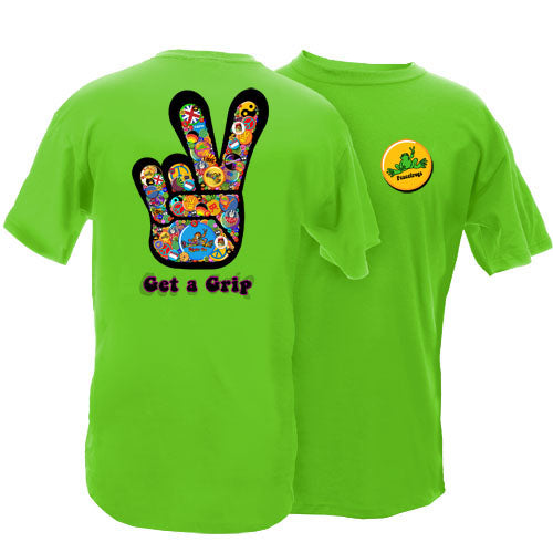 Peace Frogs Adult Get a Grip Garment Dye Short Sleeve T-Shirt