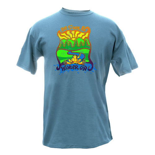 Peace Frogs Adult Be Cool Garment Dye Short Sleeve T-Shirt