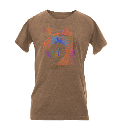 Peace Frogs Ladies Keep On Keeping On Vintage Heathered Short Sleeve T-Shirt