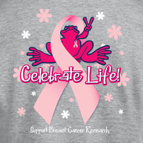Peace Frogs Celebrate Life Adult Crewneck Sweatshirt