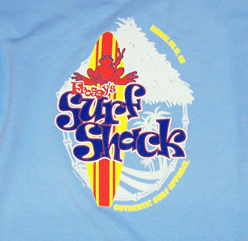 Peace Frogs Junior Surf Shack 95/5 Cap Sleeve T-Shirt