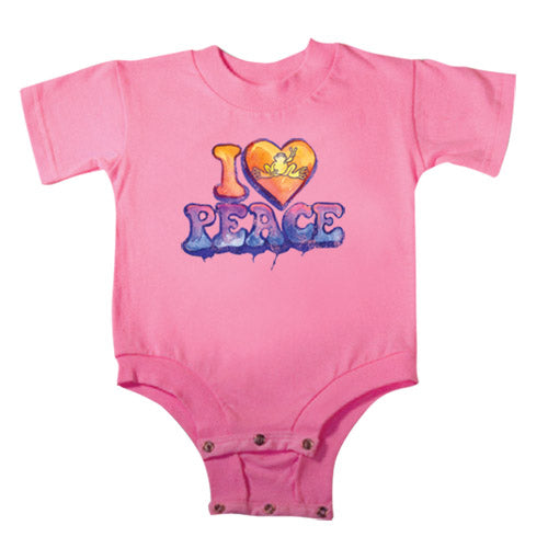 Peace Frogs I Heart Peace Frogs Onesie