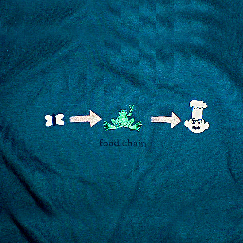Peace Frogs Junior Hunter Food Chain Crop Long Sleeve T-Shirt