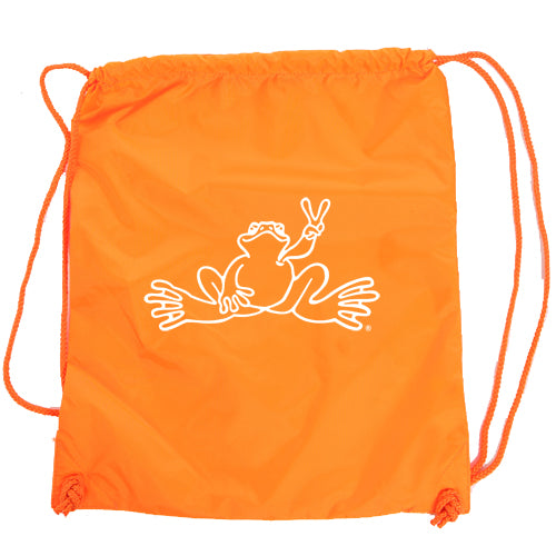 Peace Frogs Nylon Backpack - Orange