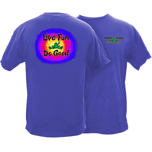 Peace Frogs Adult Do Good Garment Dye Short Sleeve T-Shirt