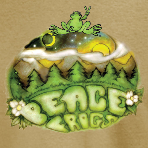 Peace Frogs Adult Outdoor Peace Short Sleeve T-Shirt